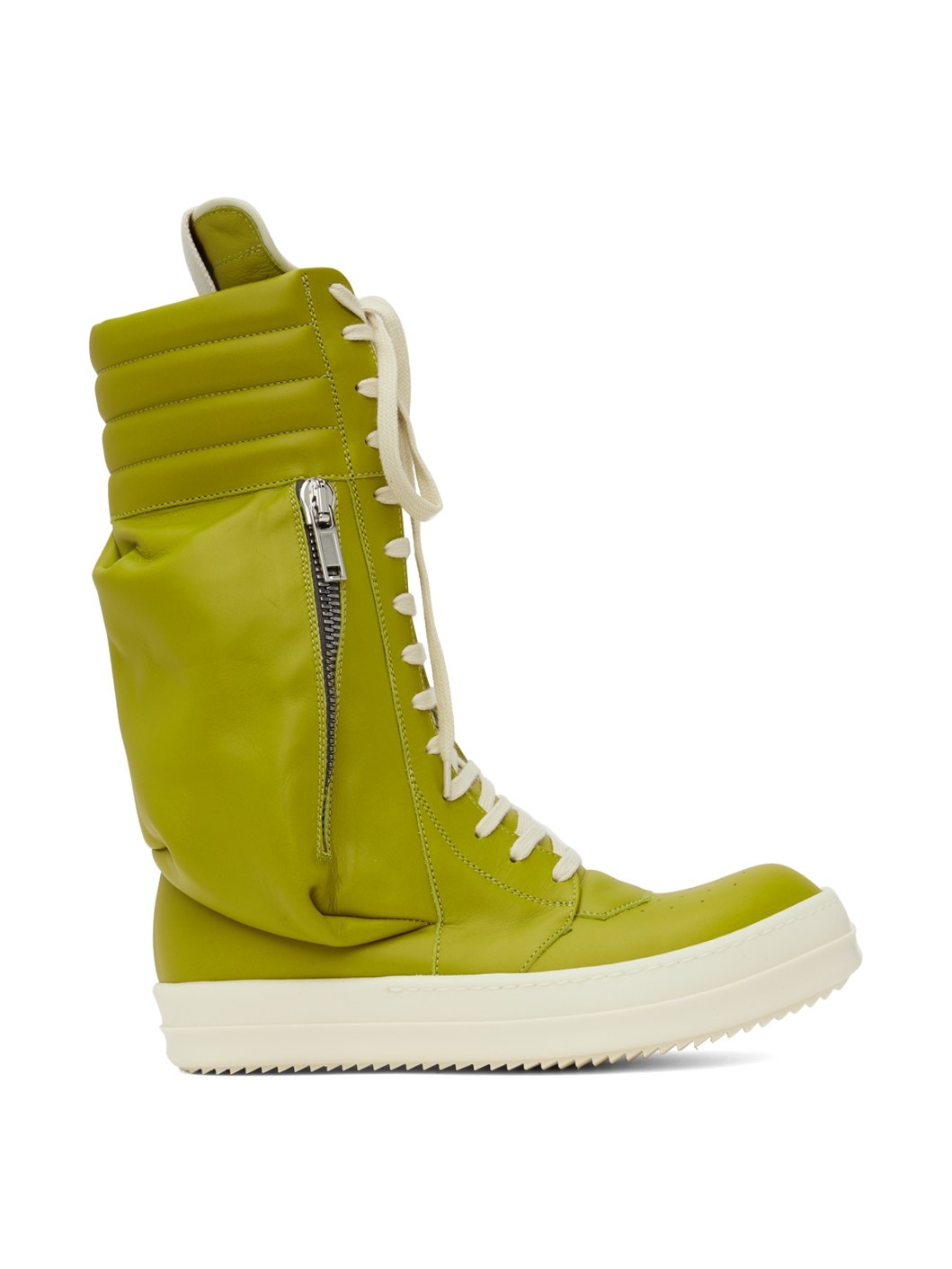 Rick Owens Green Cargobasket Sneakers | REVERSIBLE Rick Owens Green Cargobasket Sneakers | REVERSIBLE