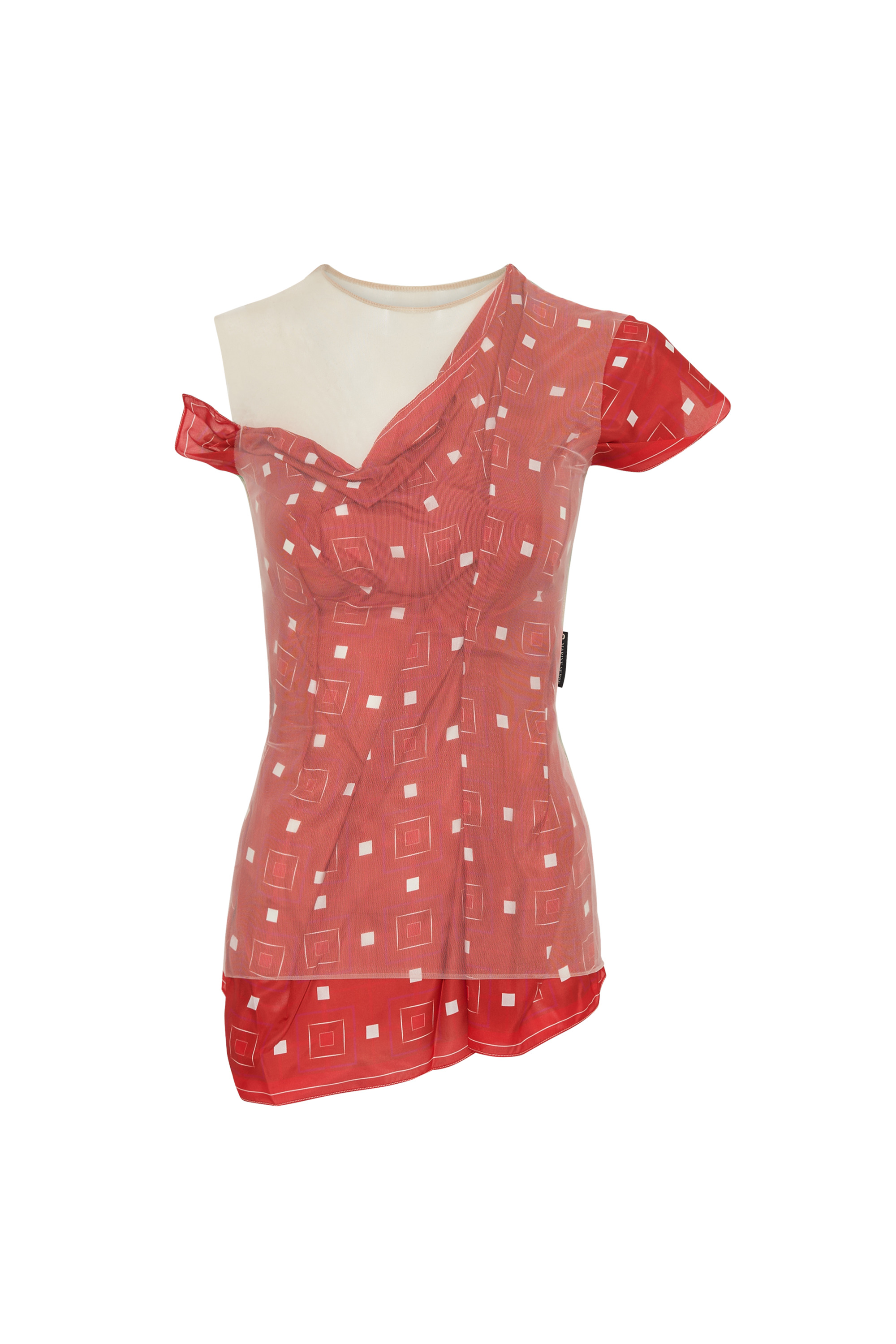 Regenerated Silk Scarves Layer Top - 9