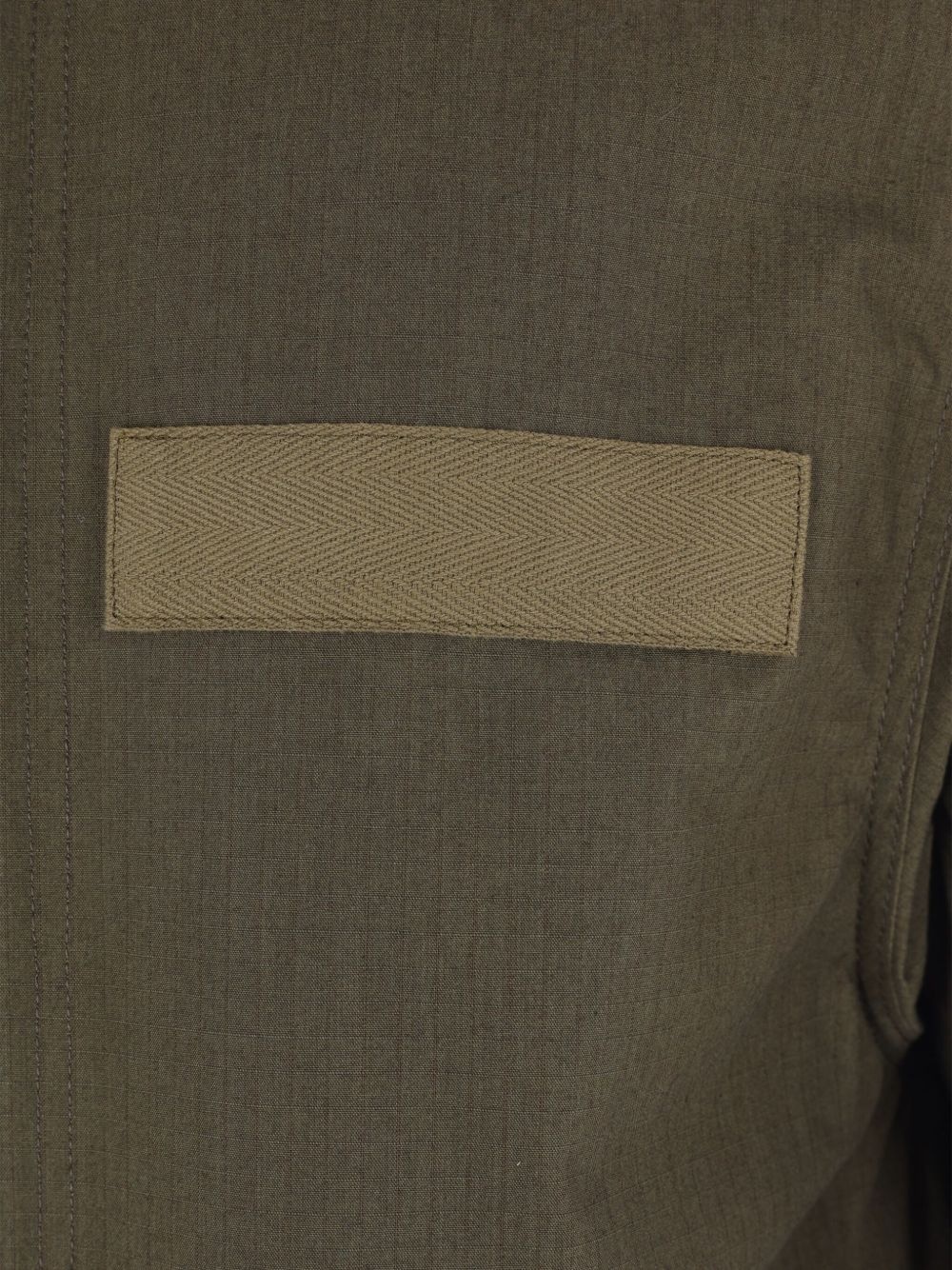 patch-pocket drawstring coat - 3