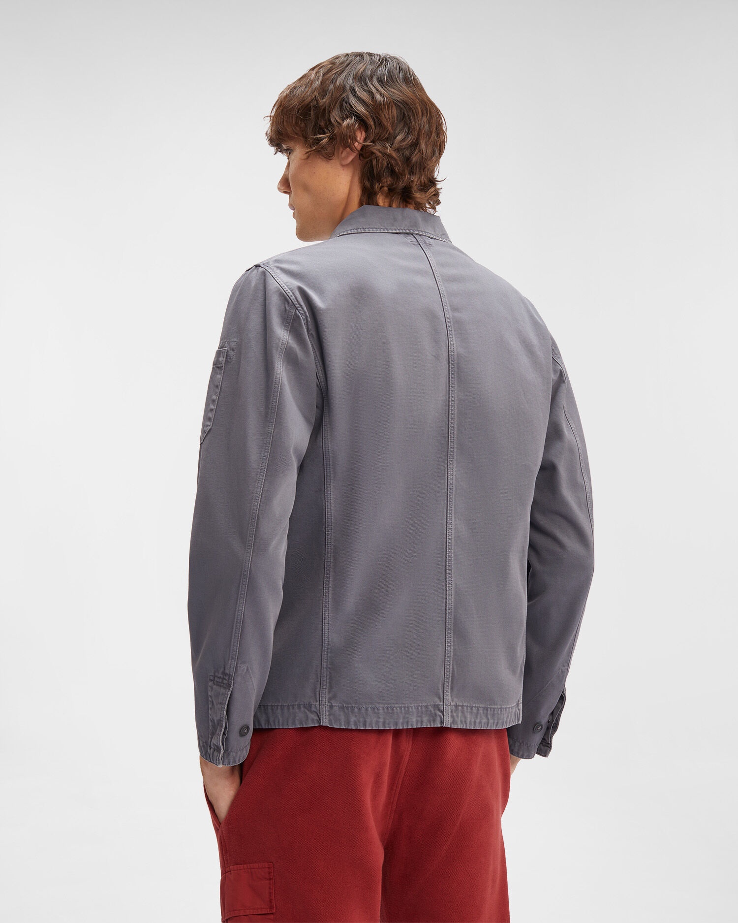 Military Twill Emerized Workwear Shirt - 4