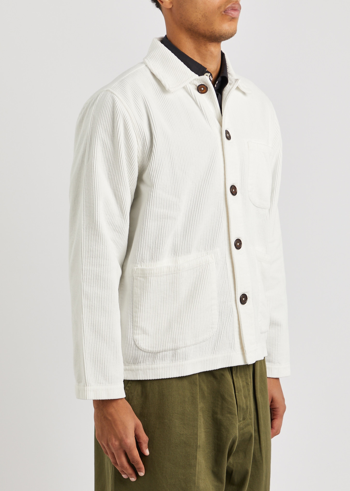 Corduroy overshirt - 2