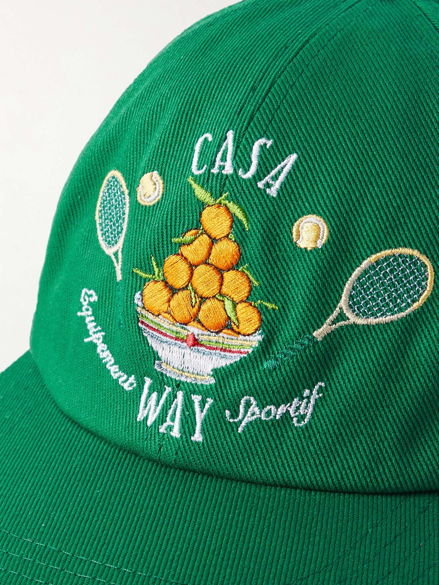 Embroidered Cotton-Twill Baseball Cap - 3