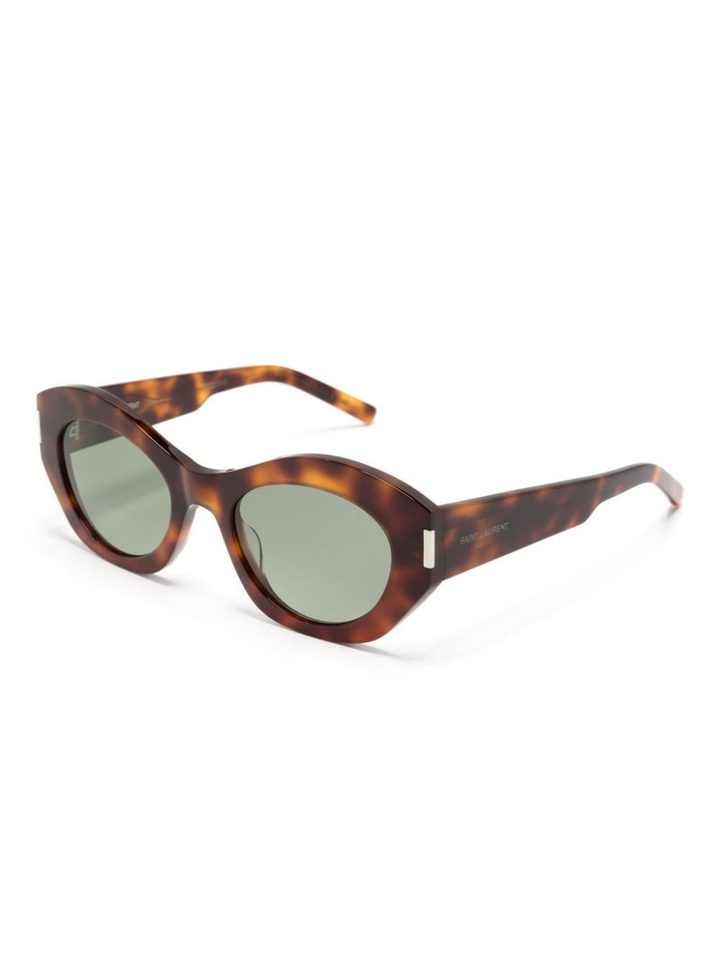 SAINT LAURENT tortoiseshell cat-eye sunglasses outlook