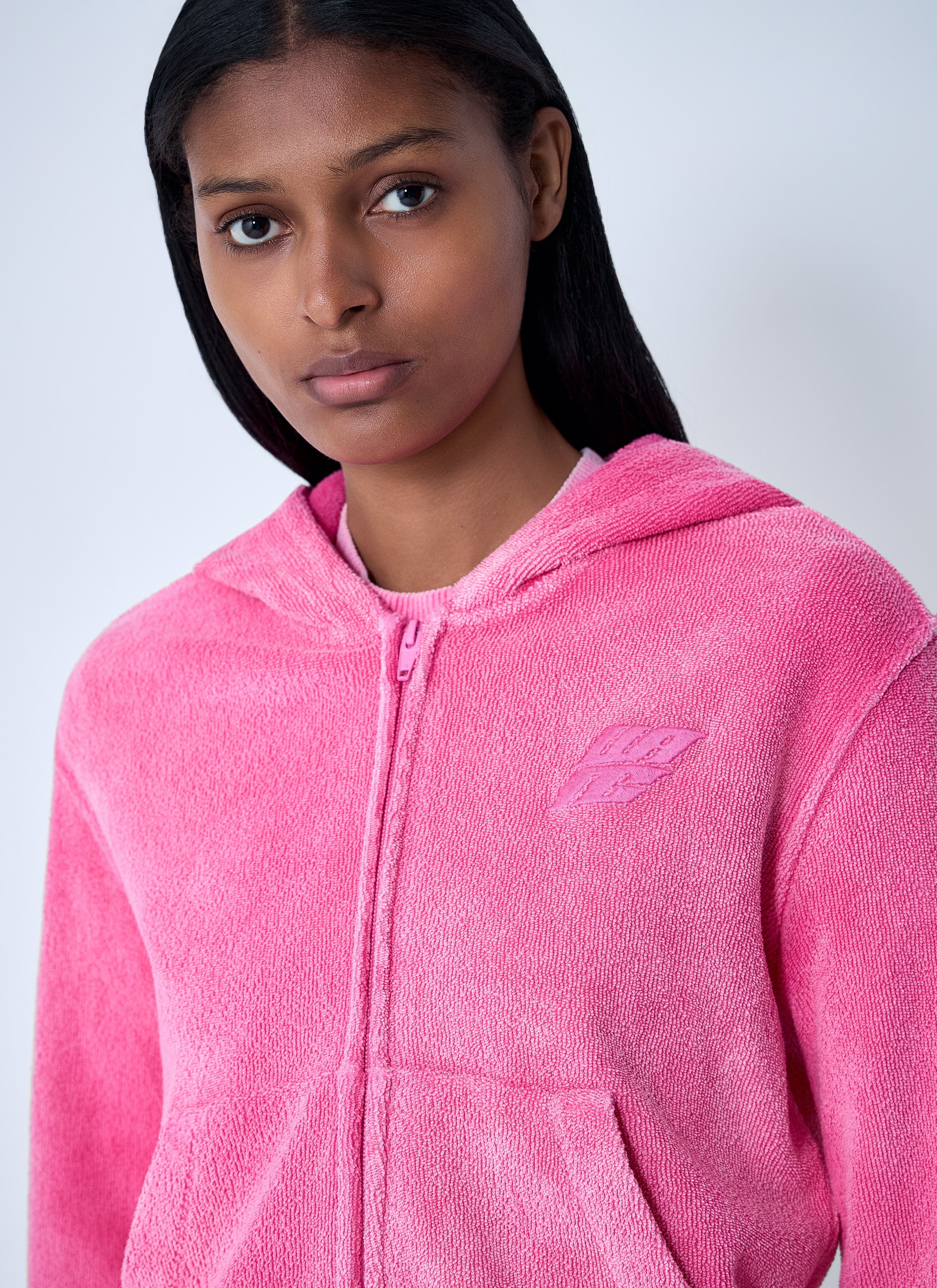 Alexander Wang Women Logo Motif Zip-Up Sweatshirt - 5