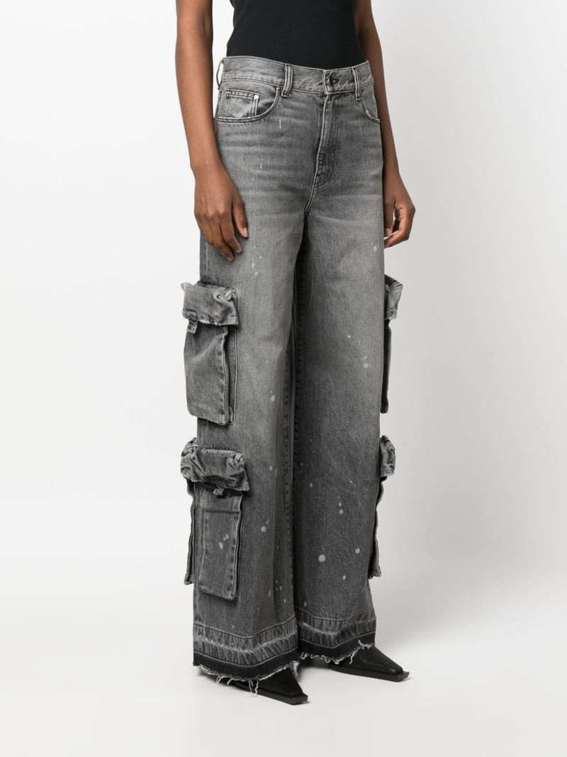 Baggy Cargo wide-leg jeans 3