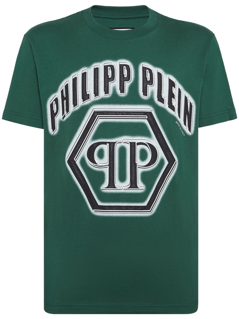 logo-print cotton T-shirt 1