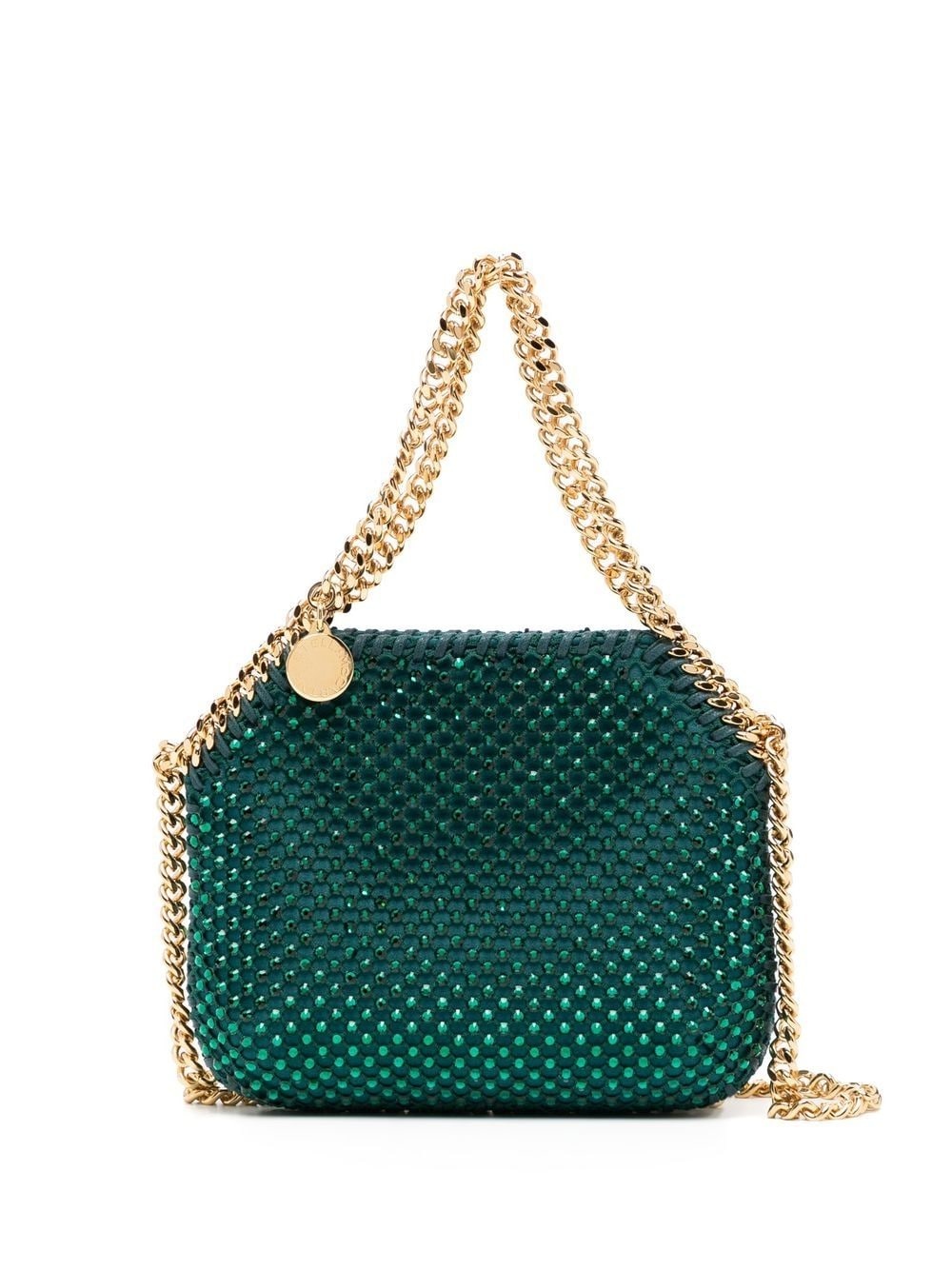 Falabella crystal mesh mini shoulder bag - 1