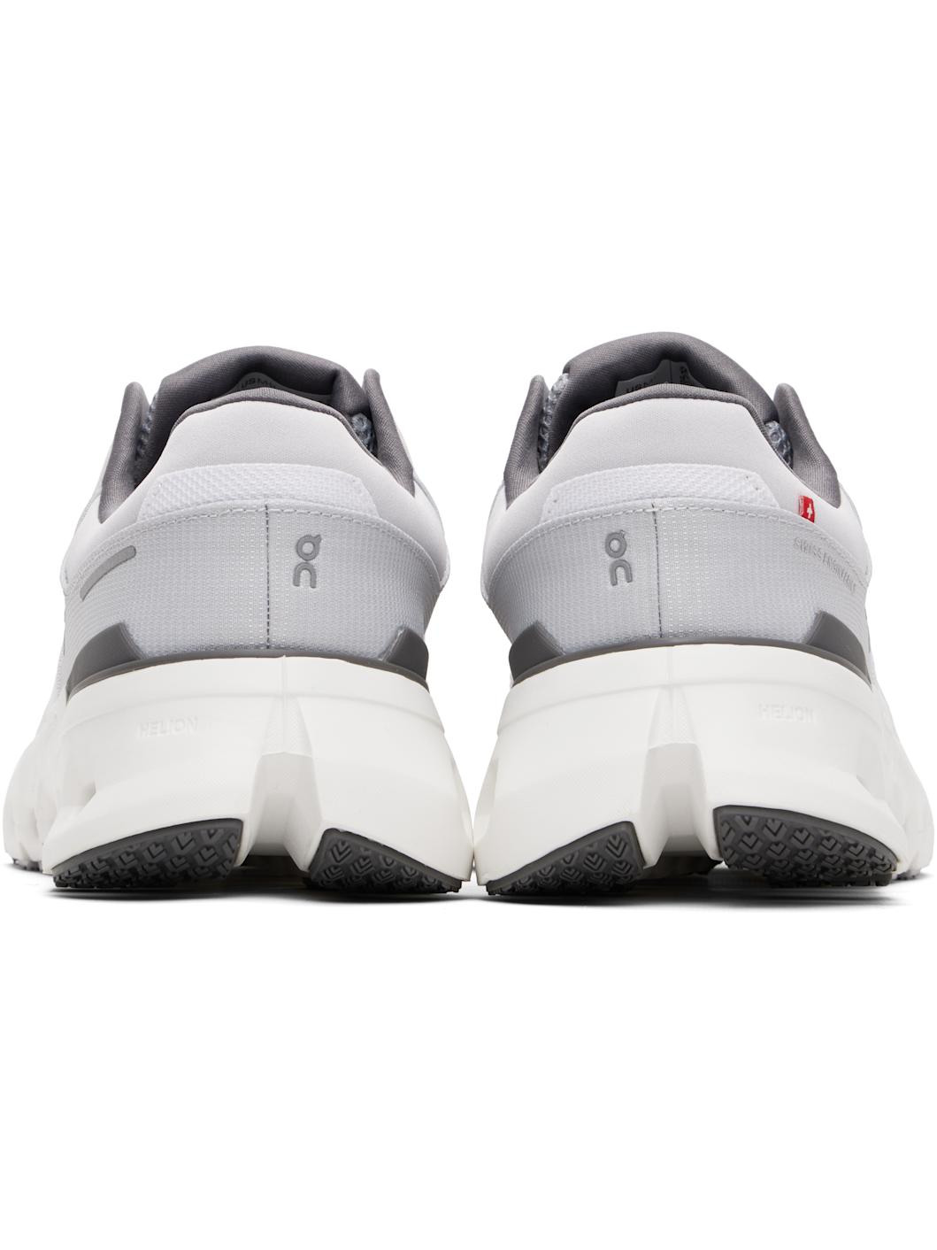 Gray & White Cloudrunner 2 Sneakers - 2