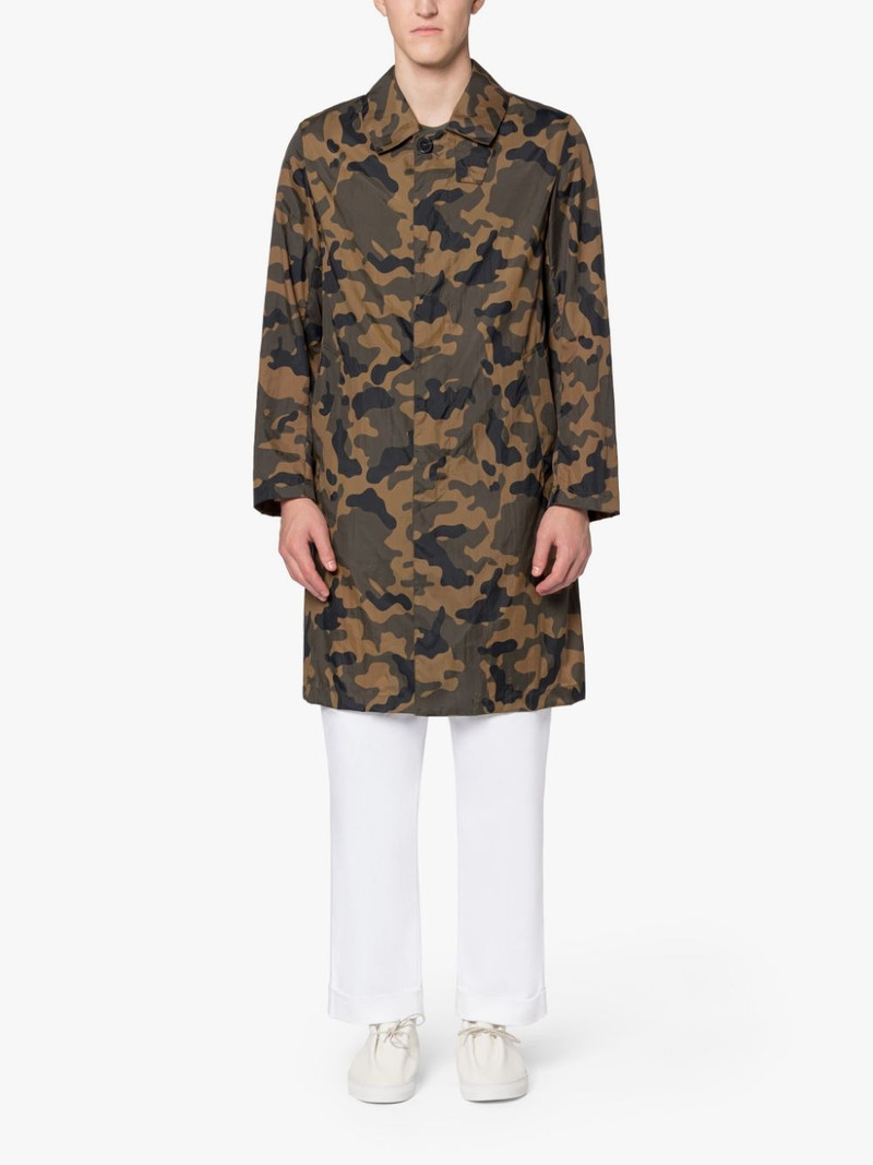 SHOWER CAMO PACKABLE NYLON COAT 1