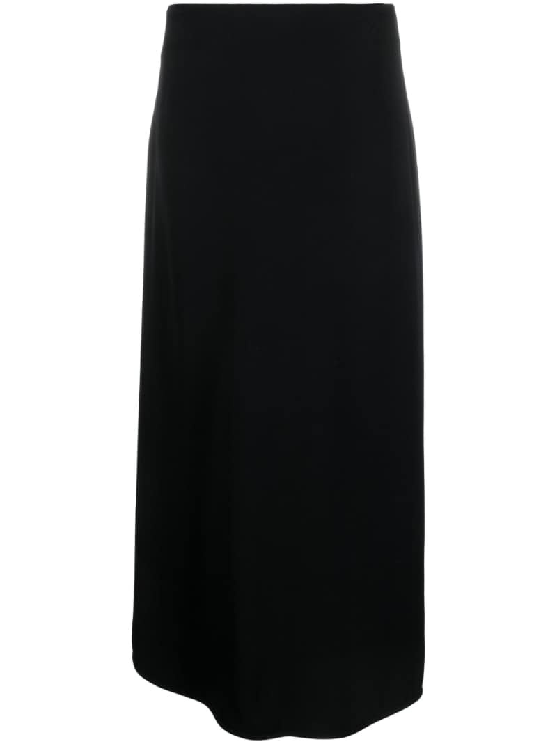 wrap-style long-length skirt - 1