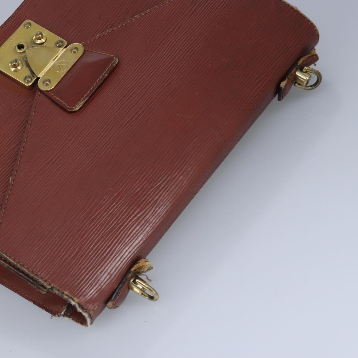 LOUIS VUITTON Epi Monceau 28 Hand Bag Brown M52123 - 6