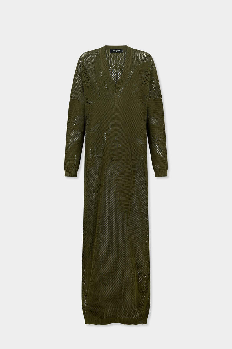 OPEN WORK KNIT DRESS 1