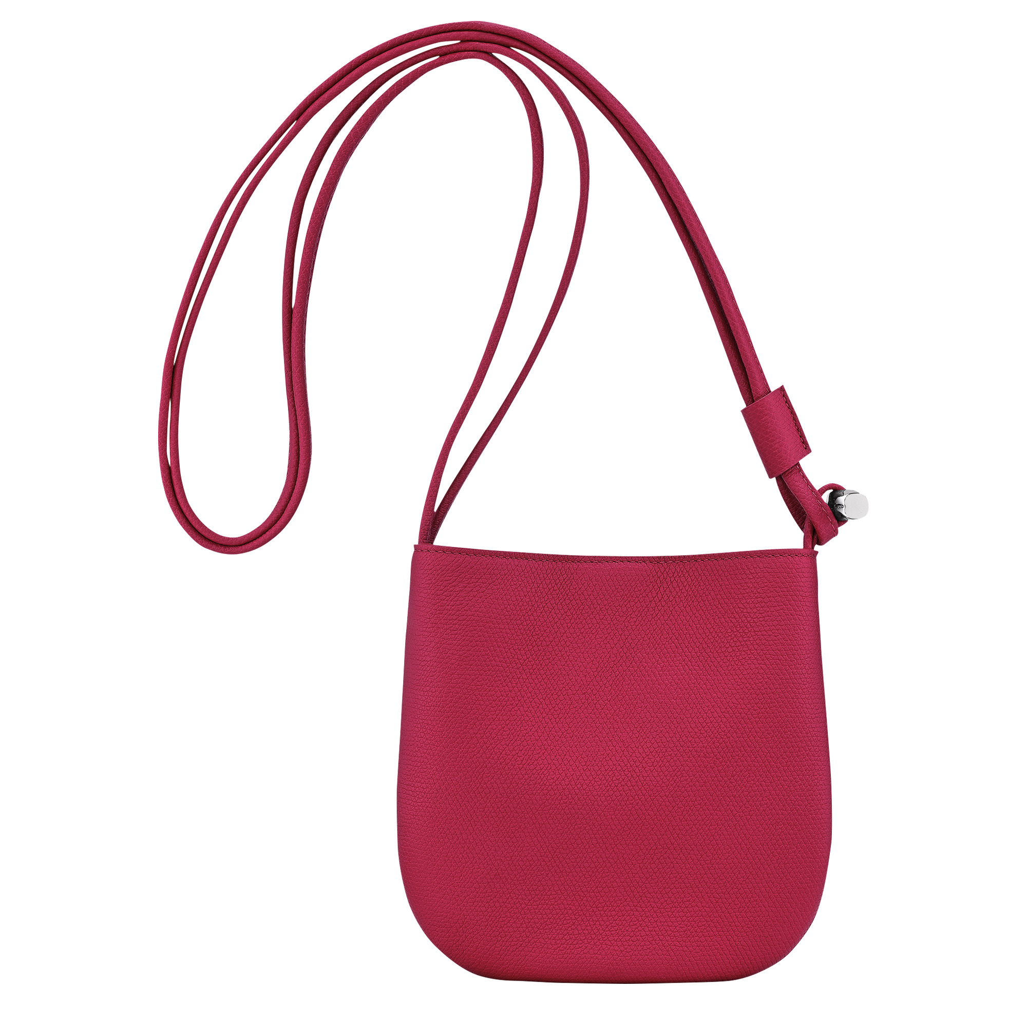 Le Roseau S Crossbody bag Beetroot - Leather - 4