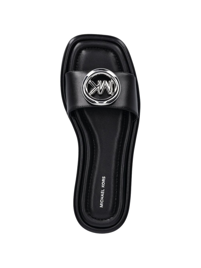 Milan logo-plaque flat sandals 4