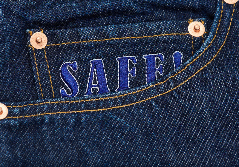 BAGGIES JEANS INDIGO RINSE WASH 3