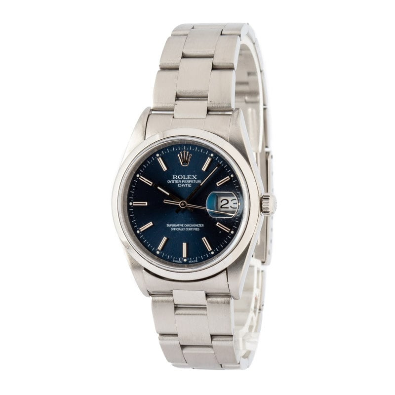 Rolex Date 15200 Blue Dial - 2