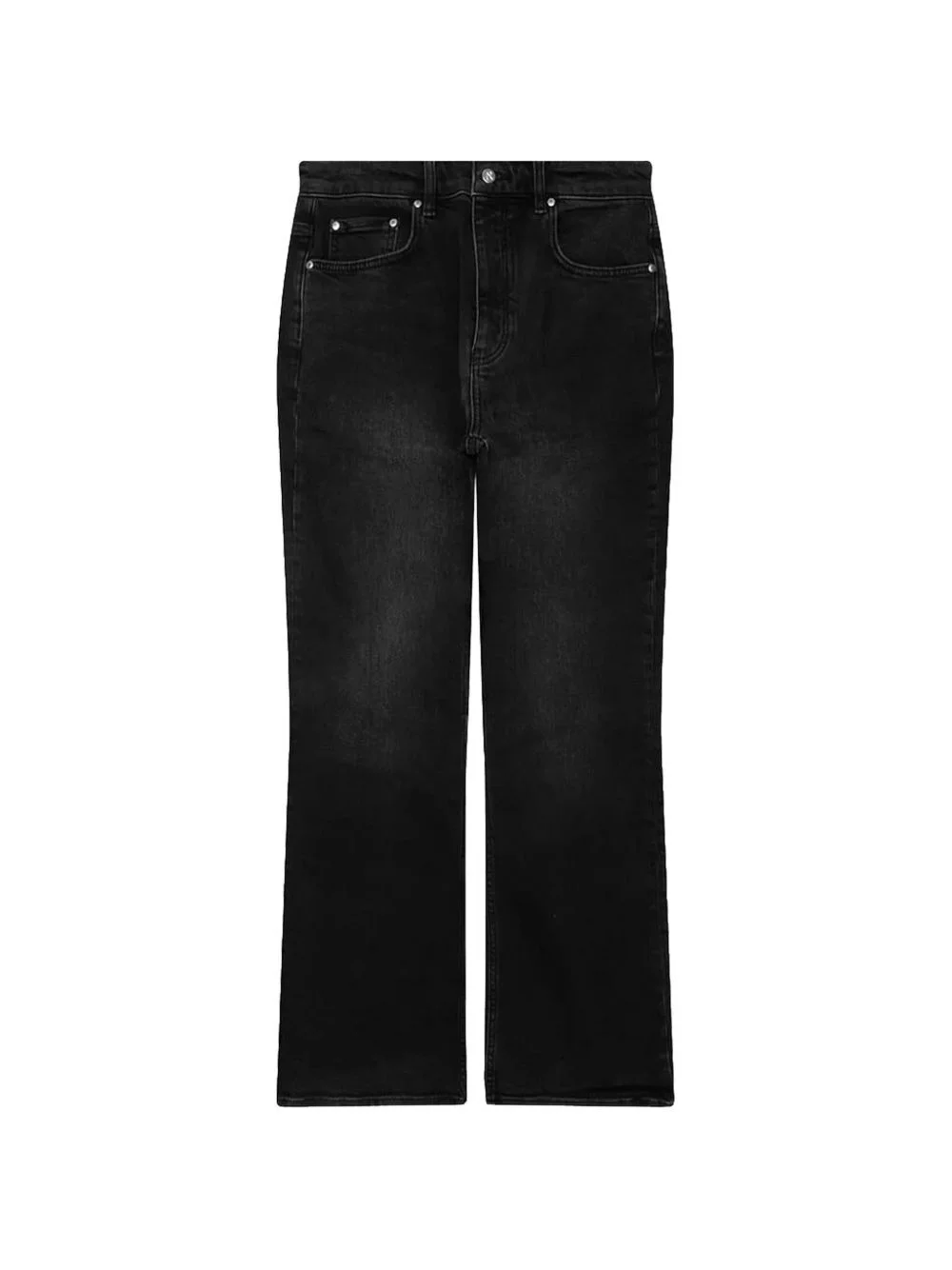 boot cut denim trousers - 1