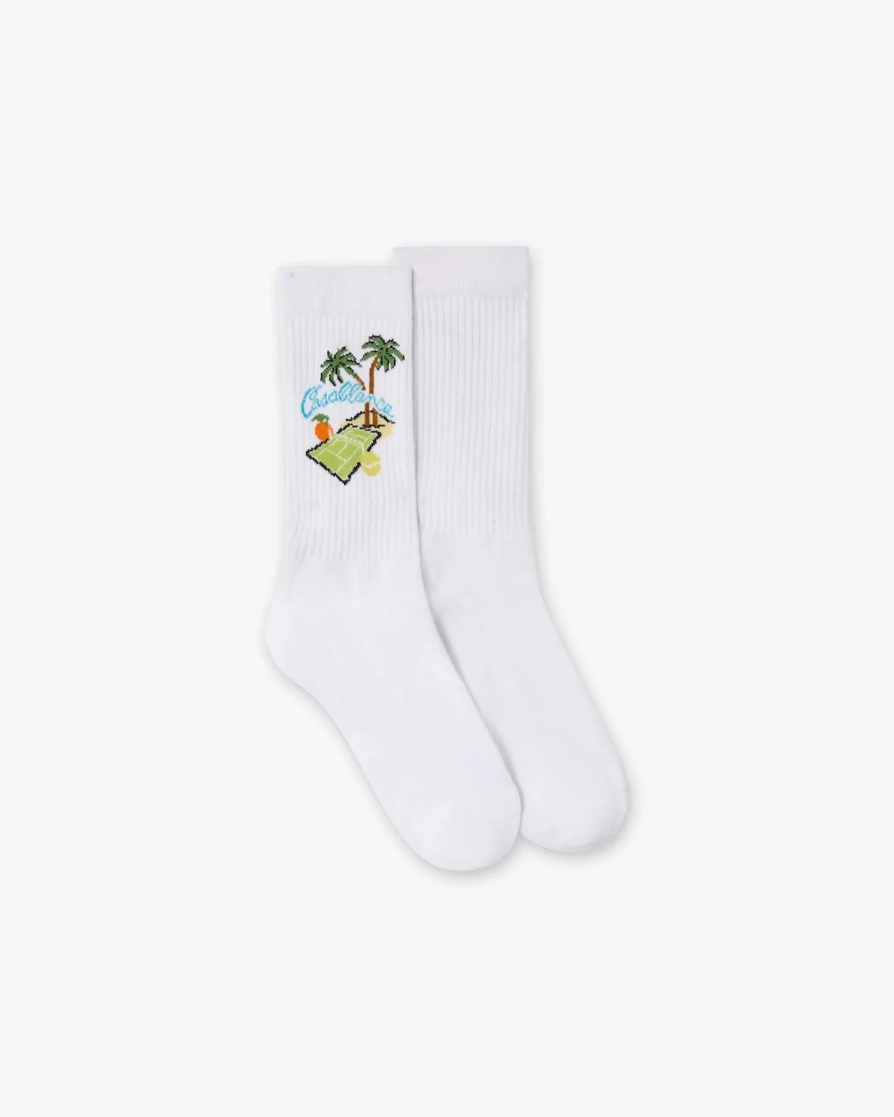 White Astral Plane Socks | Casablanca Paris - 1