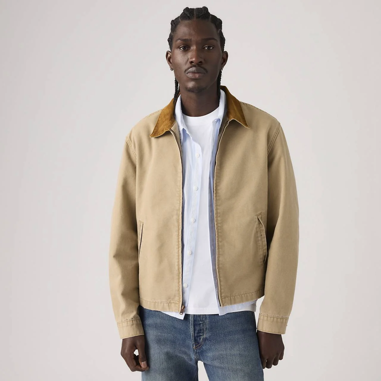CASTRO MECHANICS FULL-ZIP LIGHTWEIGHT CANVAS JACKET - 1