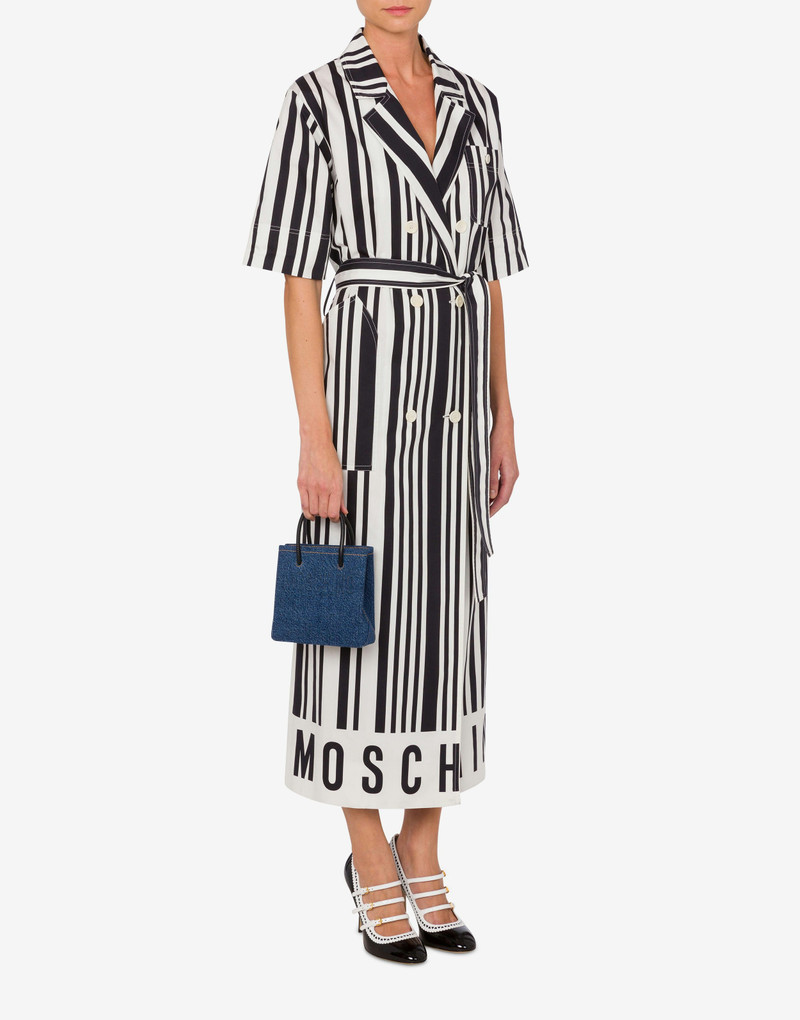 Moschino MINI DENIM BAG WITH LOGO outlook