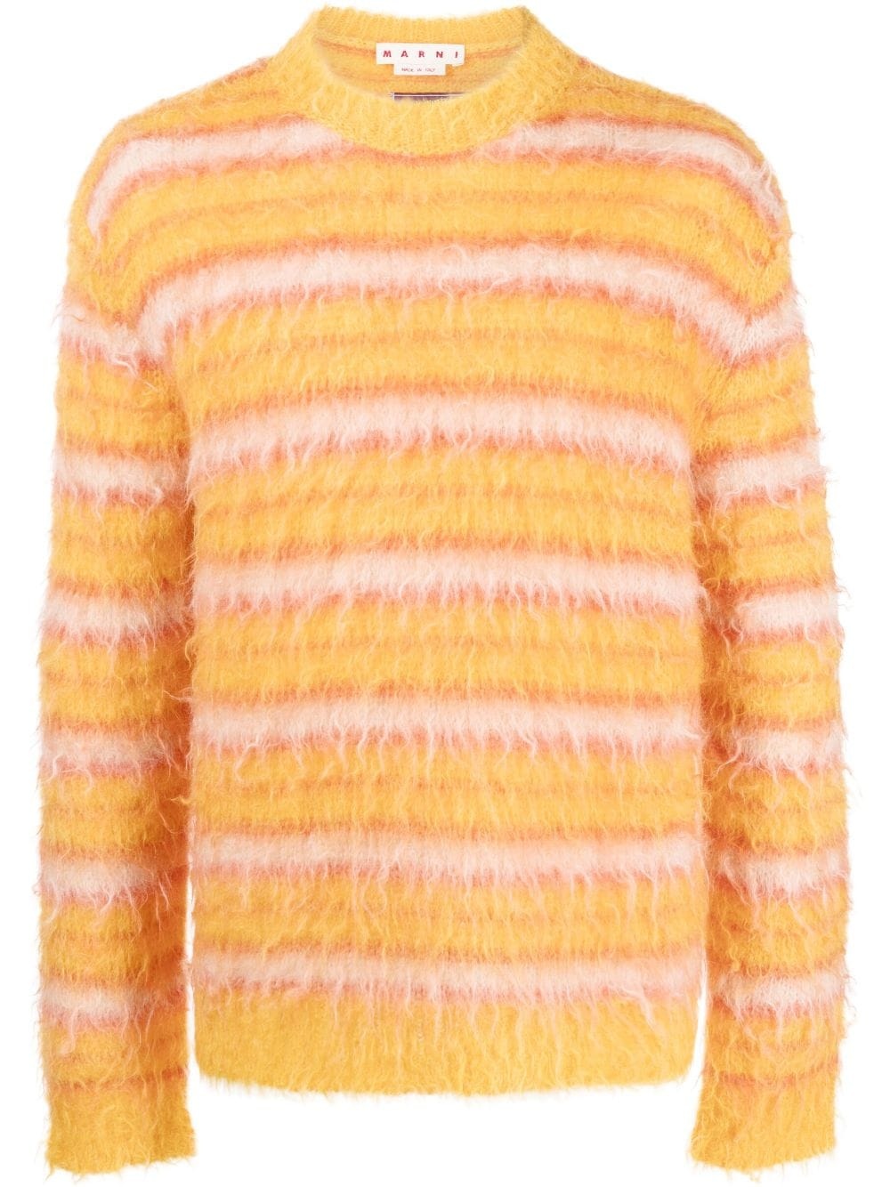 striped knitted jumper - 1