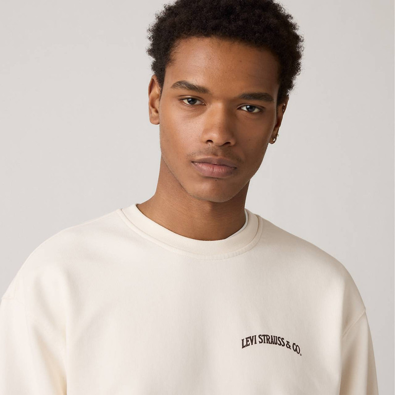 RELAXED GRAPHIC CREWNECK SWEATSHIRT 5