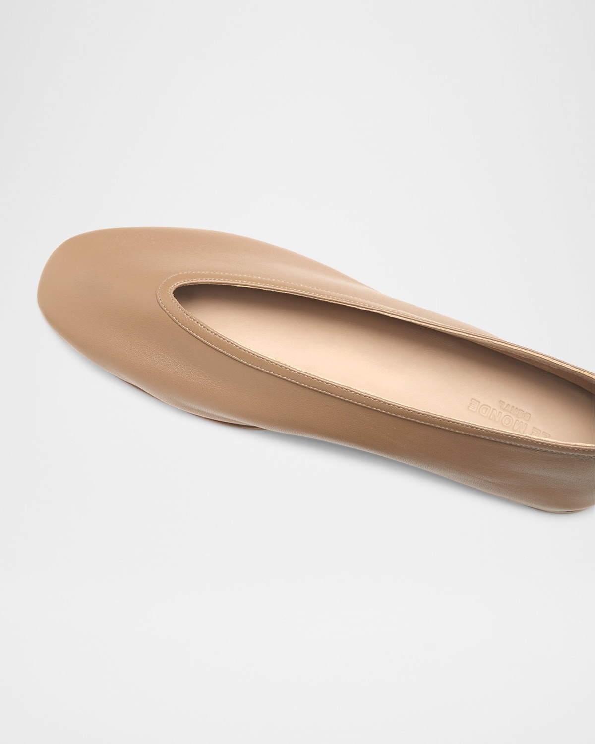 Luna Leather Ballerina Flats - 3