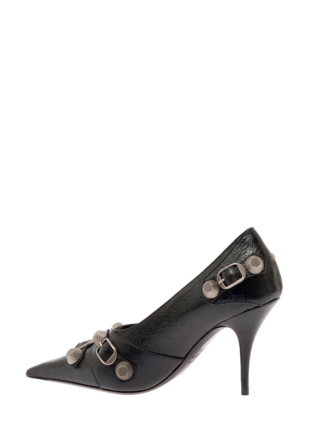 Balenciaga Women 'Cagole' Black Pointed Pump In Leather Woman Balenciaga - 3