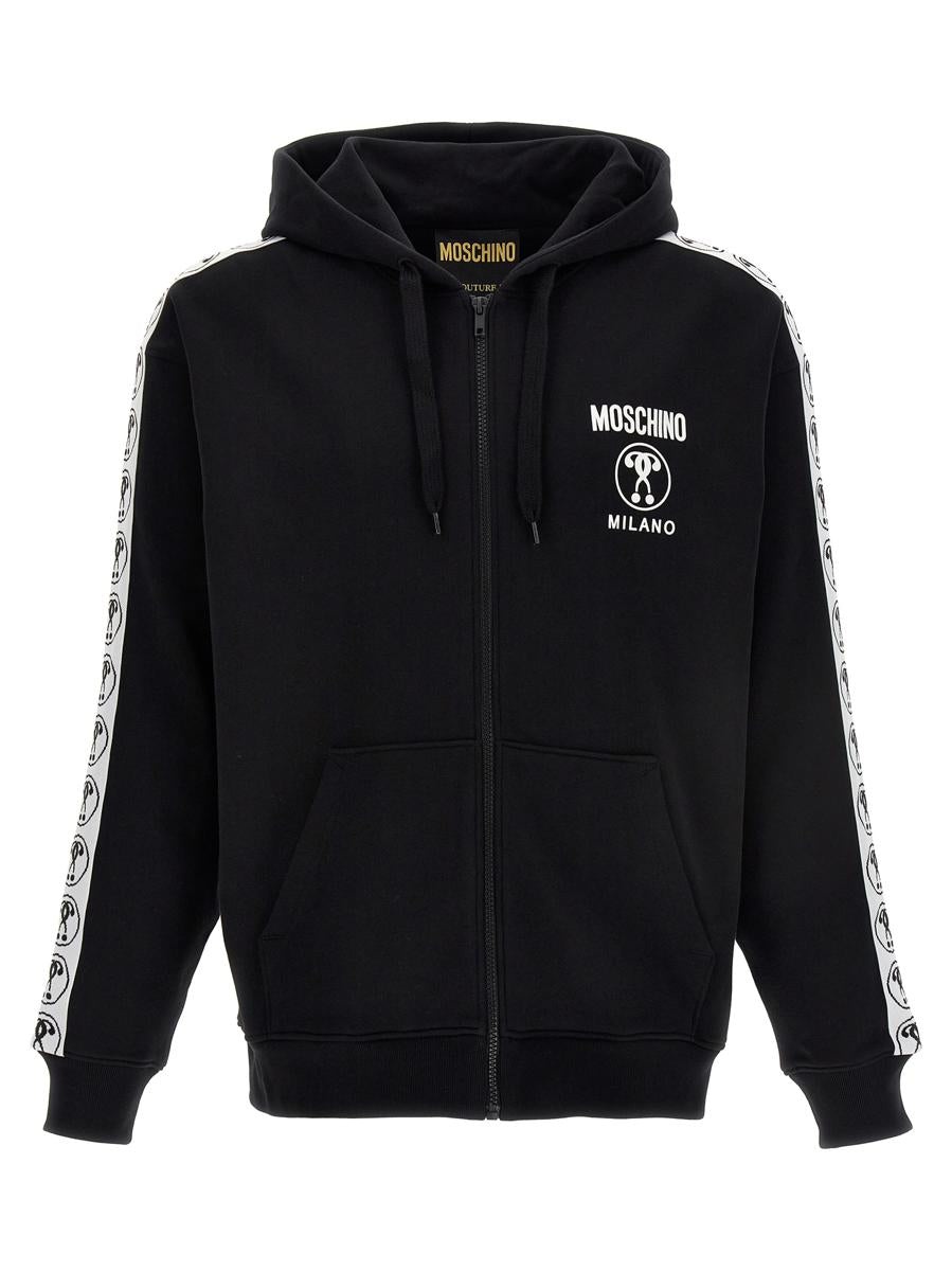 MOSCHINO DOUBLE QUESTION MARK HOODIE - 1