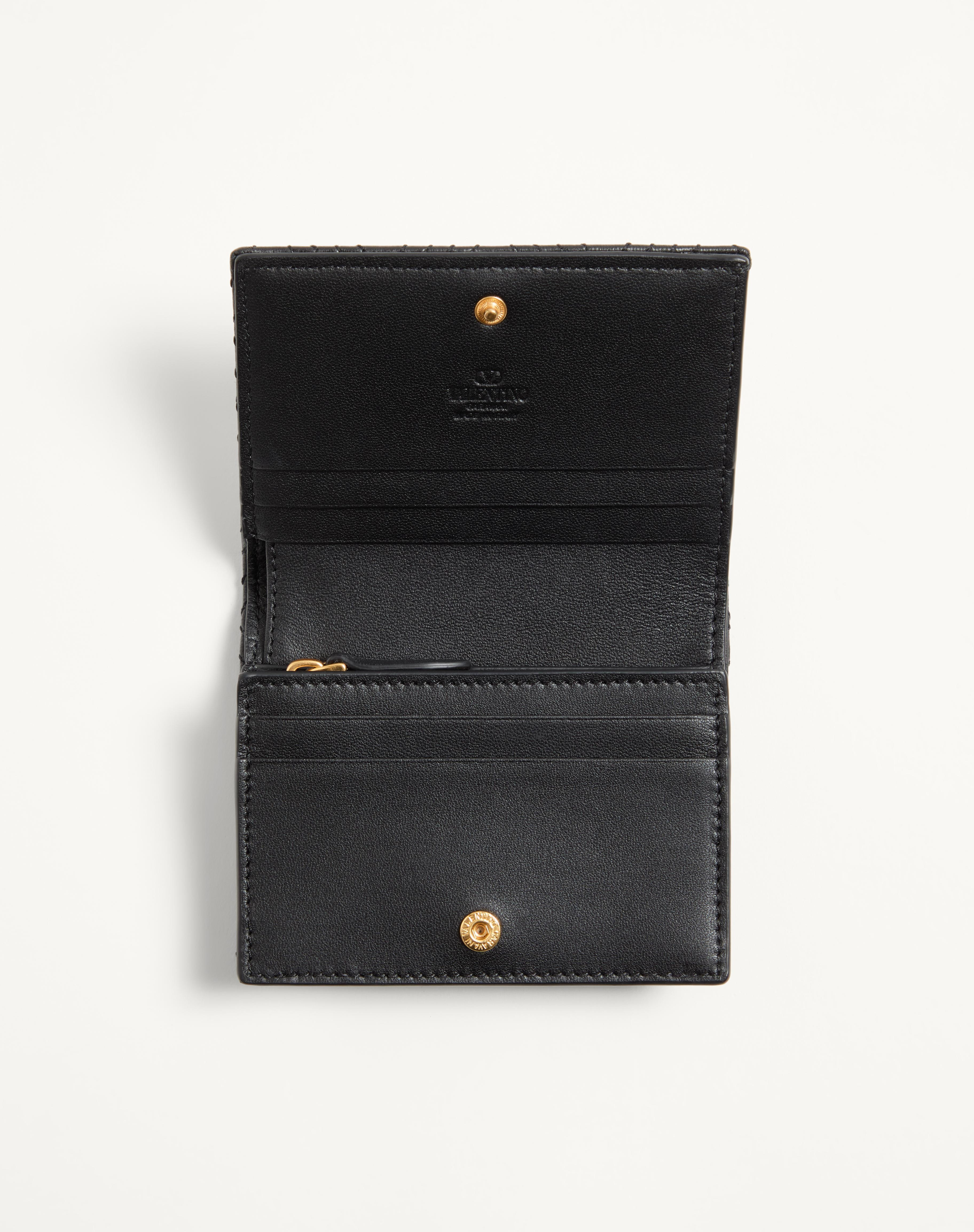 VALENTINO GARAVANI QUILTIE 67 WALLET IN QUILTED NAPPA LEATHER - 5