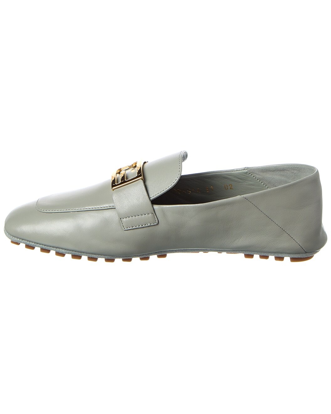 FENDI Baguette Logo Leather Loafer - 2