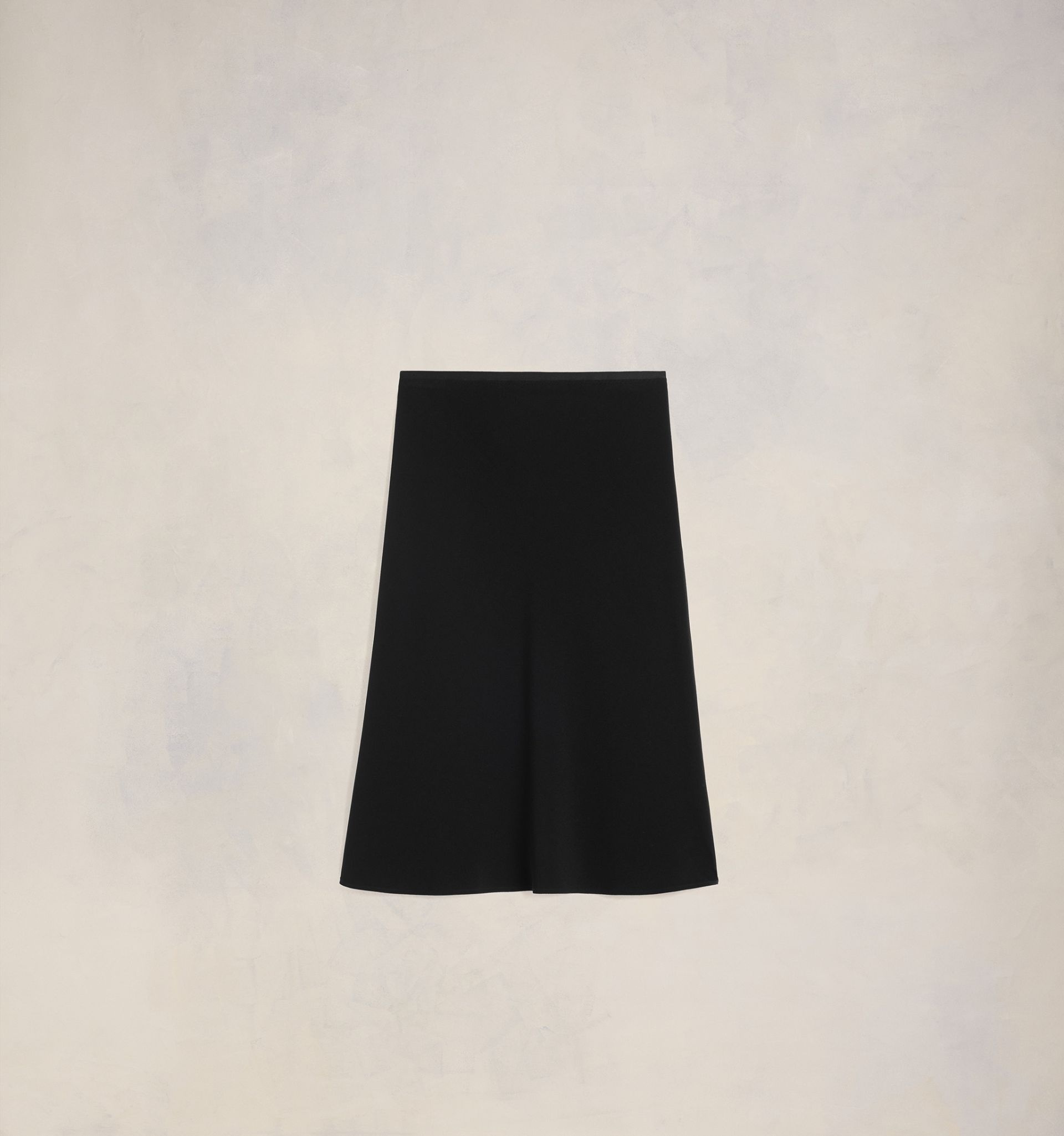 Midi Skirt With Elasticated Waist - 1