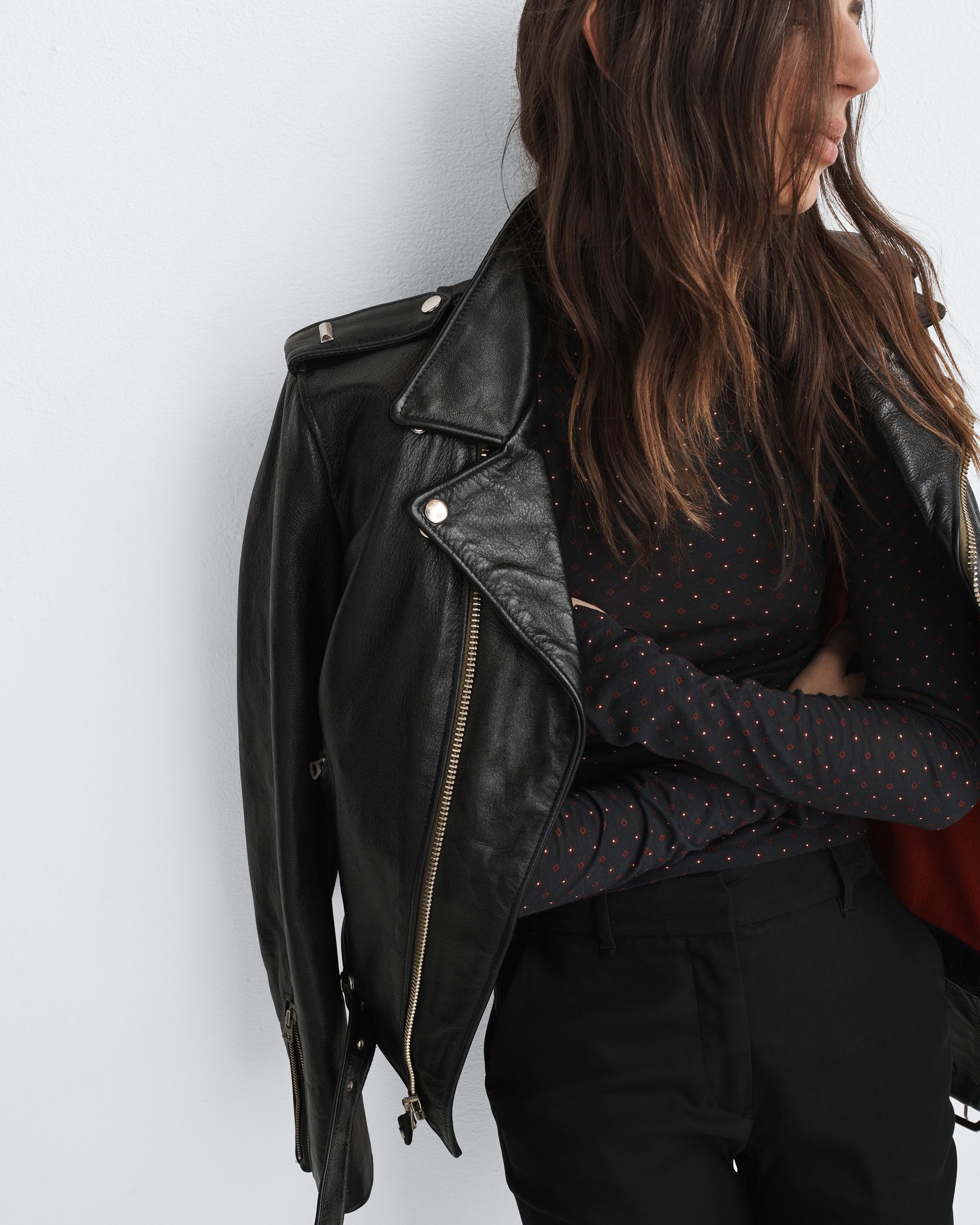 Dallas Leather Moto Jacket
Relaxed Fit - 8