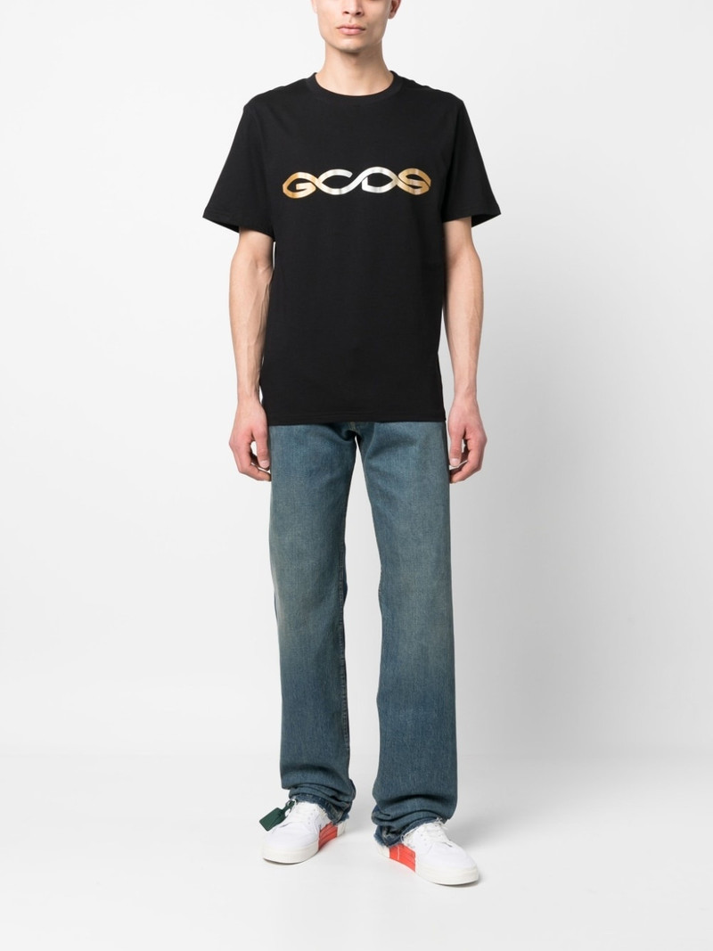 GCDS logo-print cotton T-shirt outlook