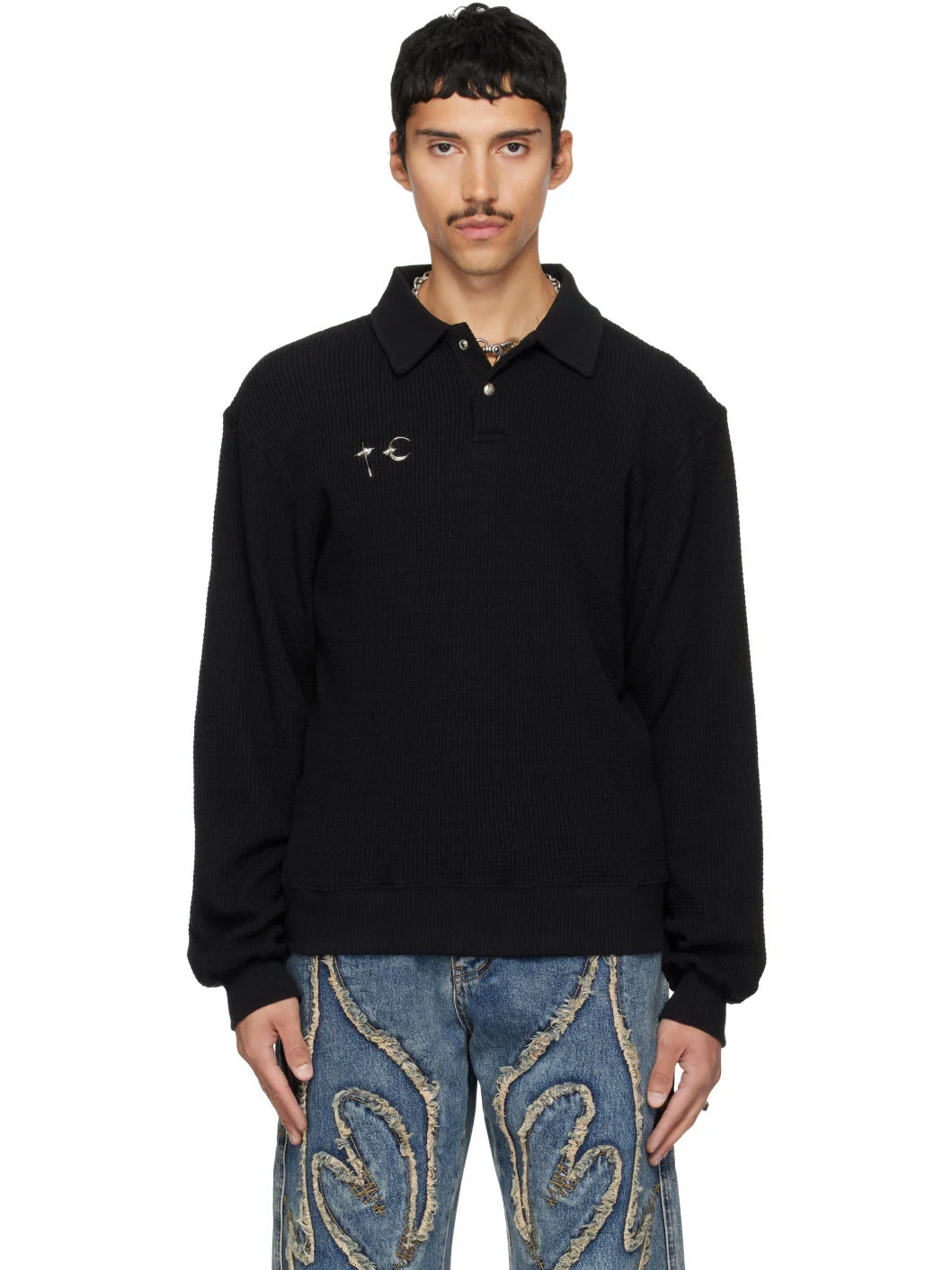 Black TC PK Polo - 1