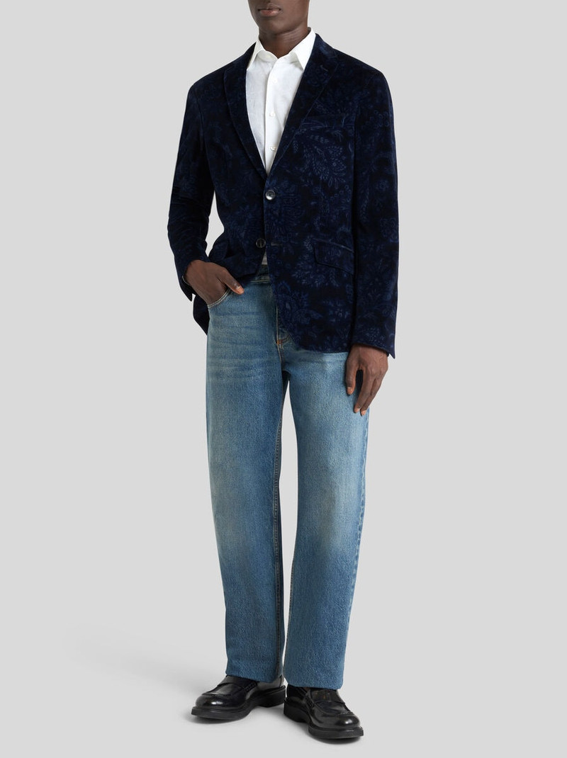 Etro SINGLE-BREASTED JACQUARD JACKET outlook