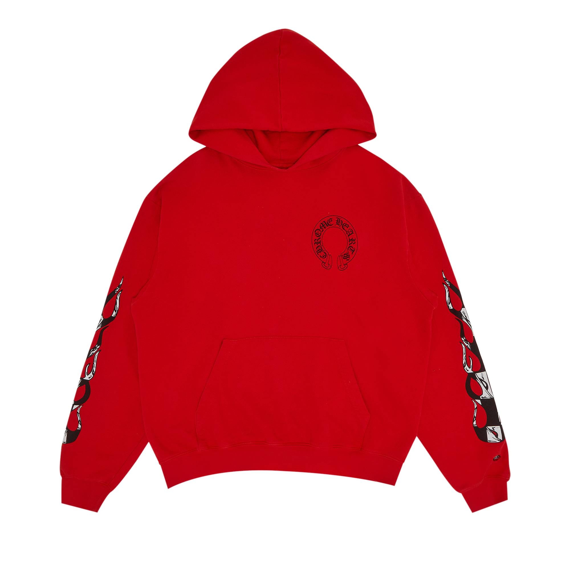 Chrome Hearts x Matty Boy Flames Hoodie 'Red' - 1