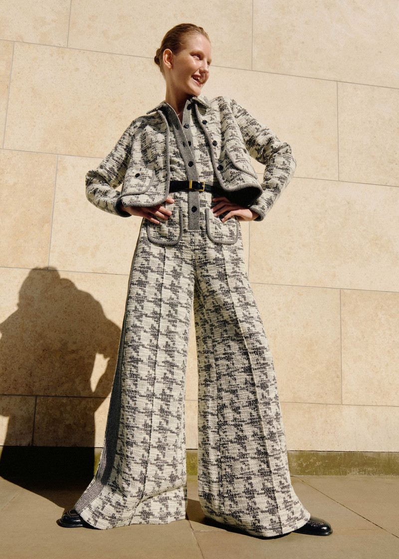 Travel Tweed Jumpsuit + Jacket Co-ord 1