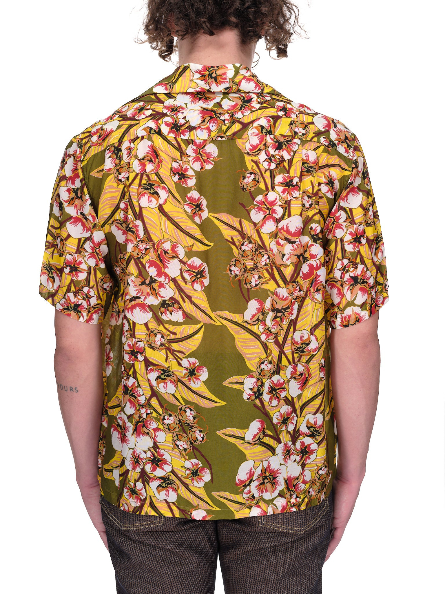 Floral Print Button Up Shirt - 3