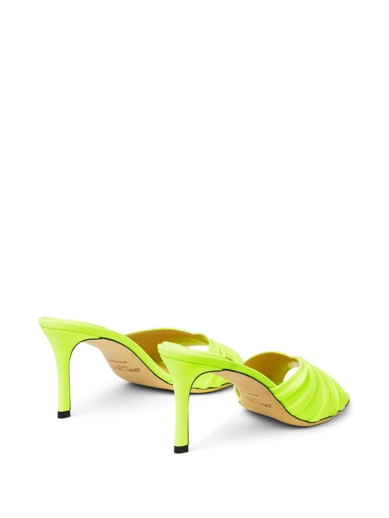 Basil 75mm open-toe mules - 3