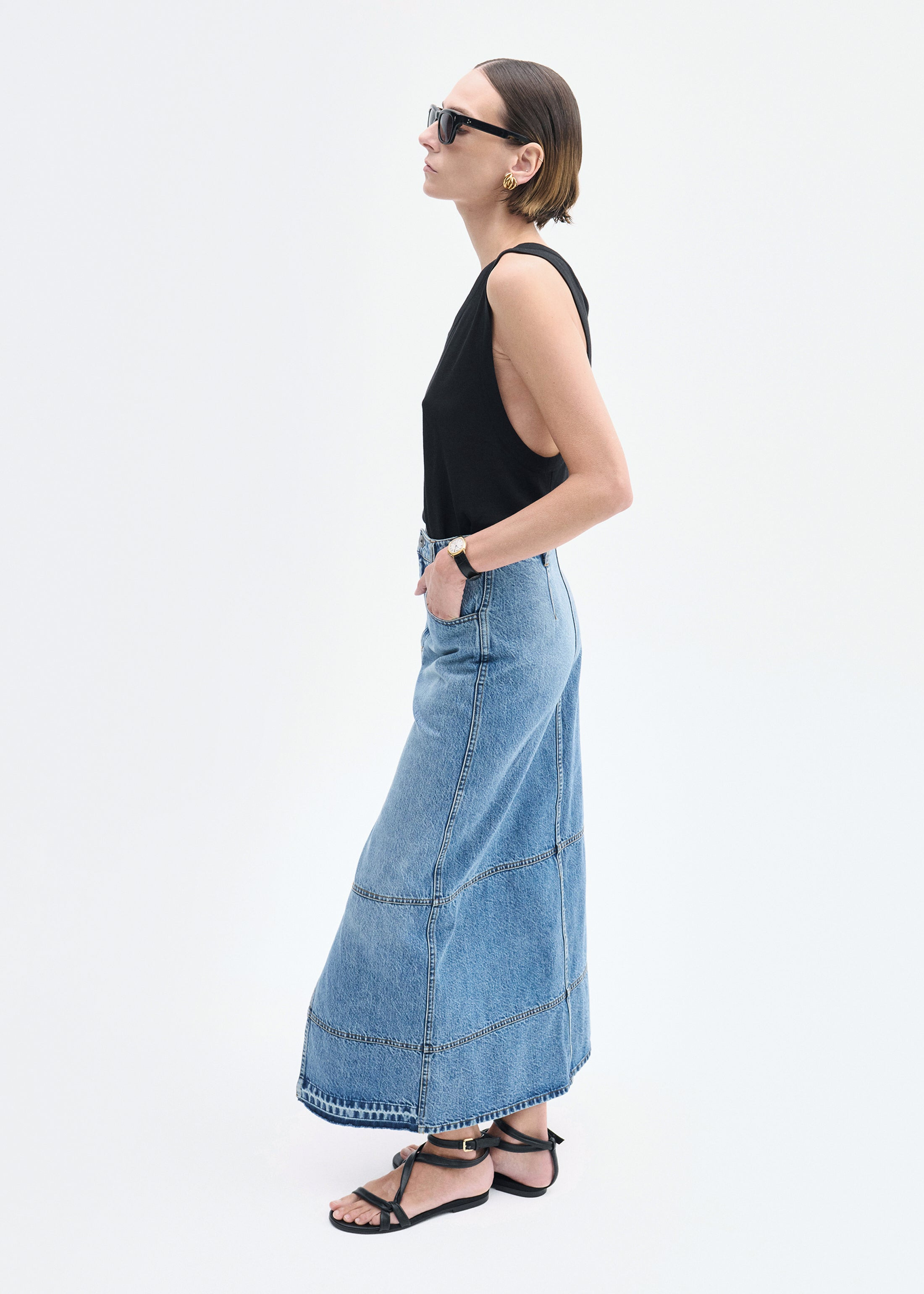 Loose Tank in Slub Jersey - 4