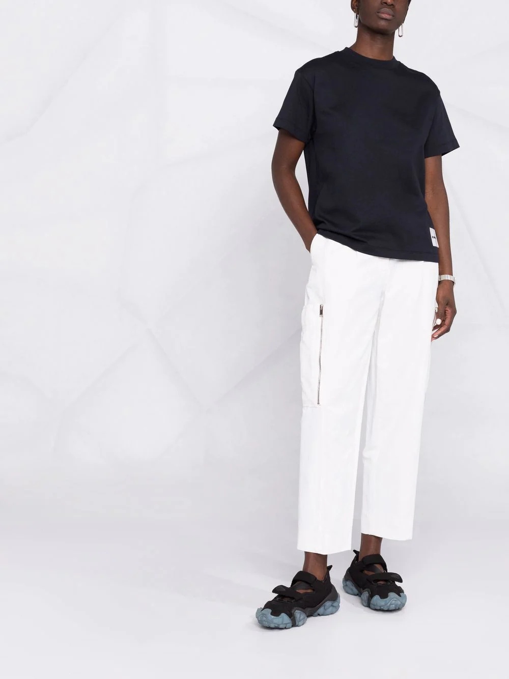 Tシャツ・カットソー JIL SANDER 3-PACK COTTON T-SHIRT WITH LOGO PATCH JIL SANDER - 3 Pack Of Cotton T-shirts Jil Sander