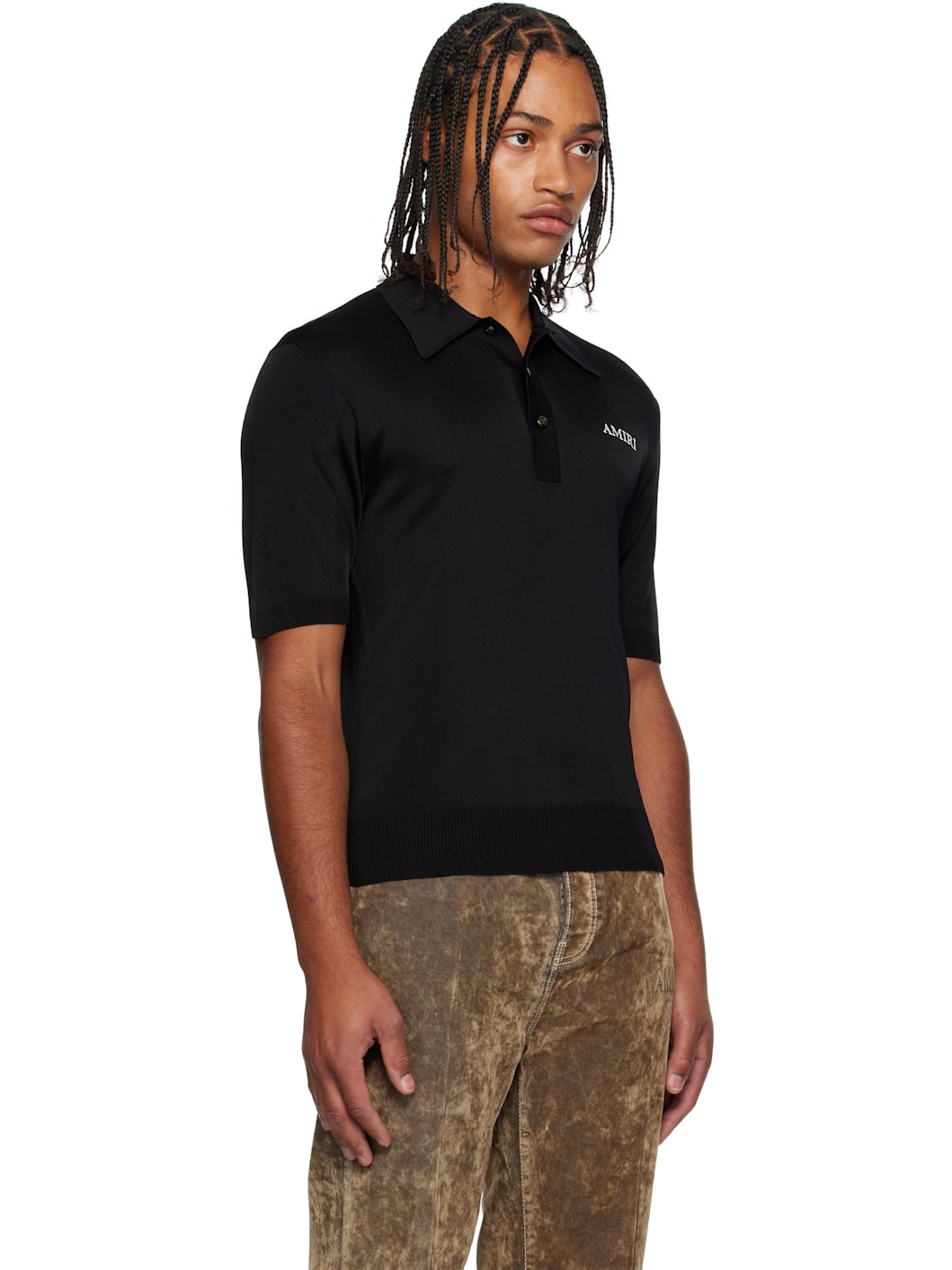 Black 'AMIRI' Spirit Polo - 2