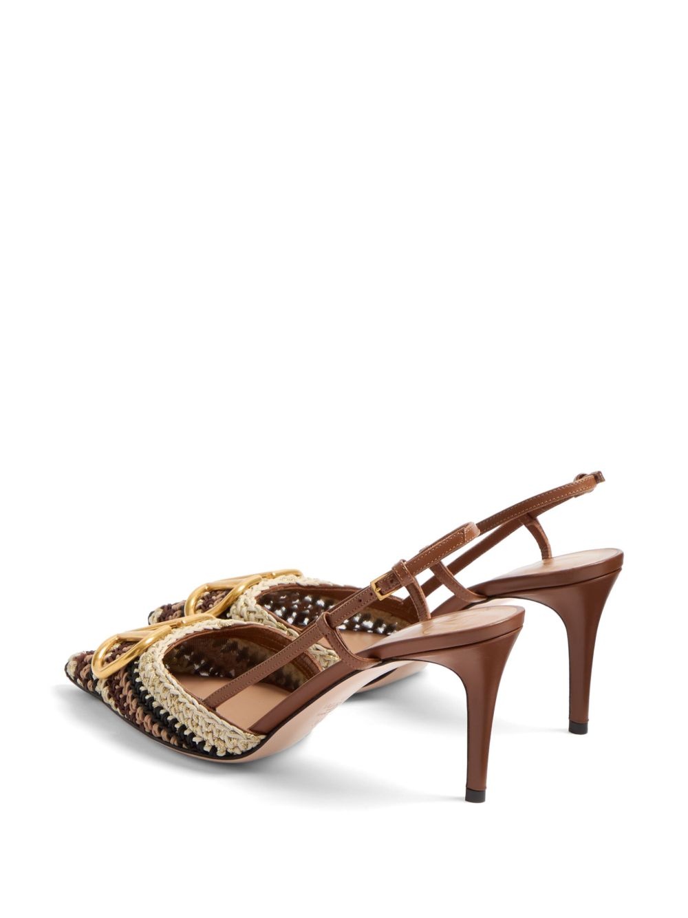 VLogo slingback pumps - 3