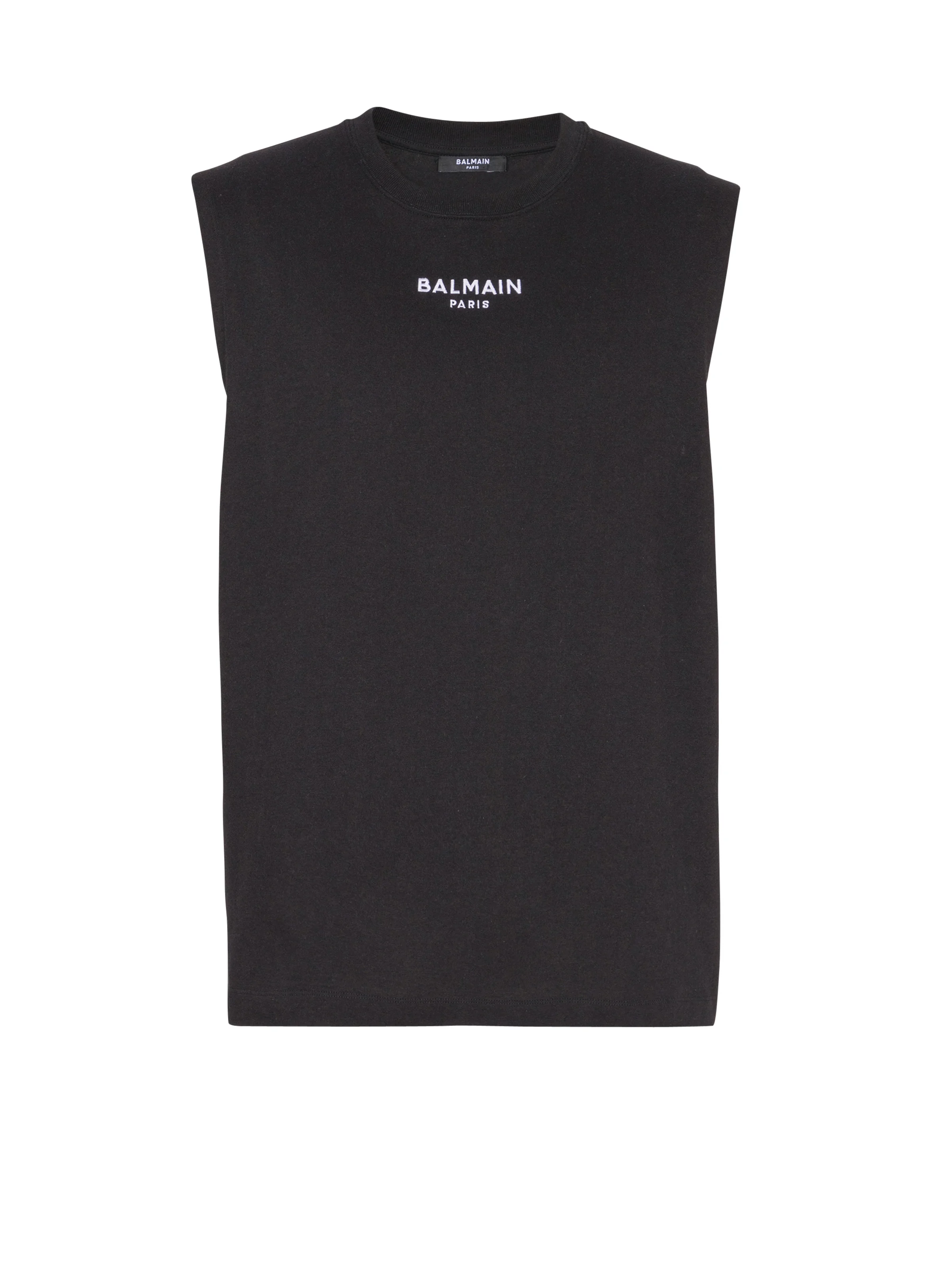 Balmain Paris embroidered vest top - 1