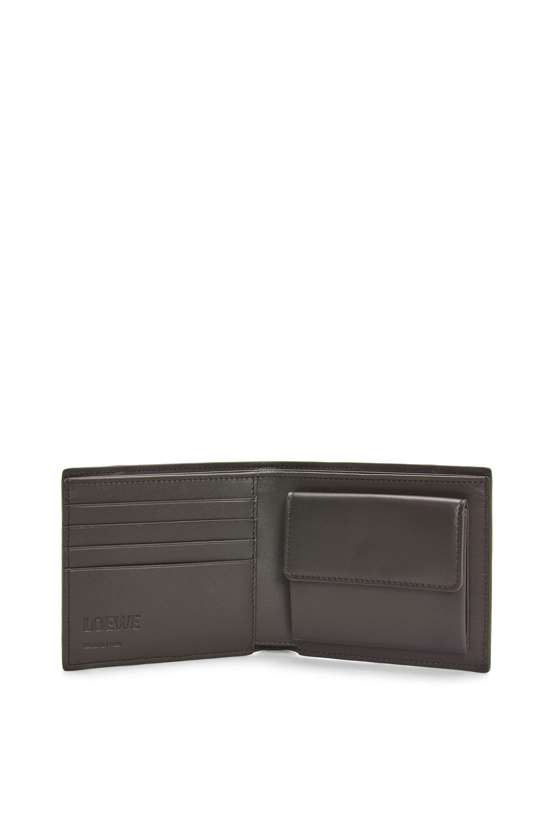 Puzzle bifold coin wallet in classic calfskin - 2