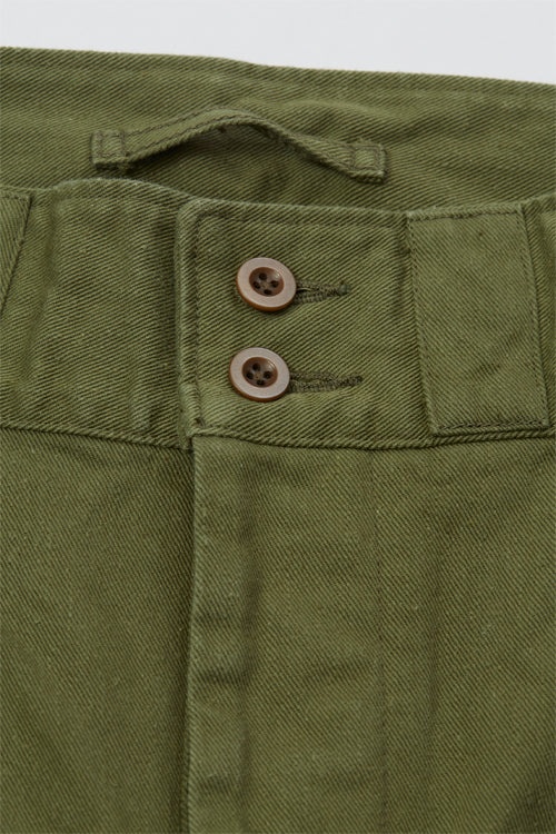British Army Short Vintage Twill in Green - 3