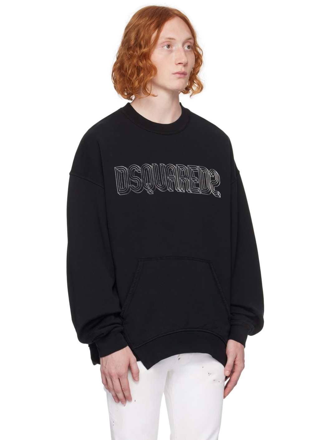 Black Bonded Sweatshirt - 2