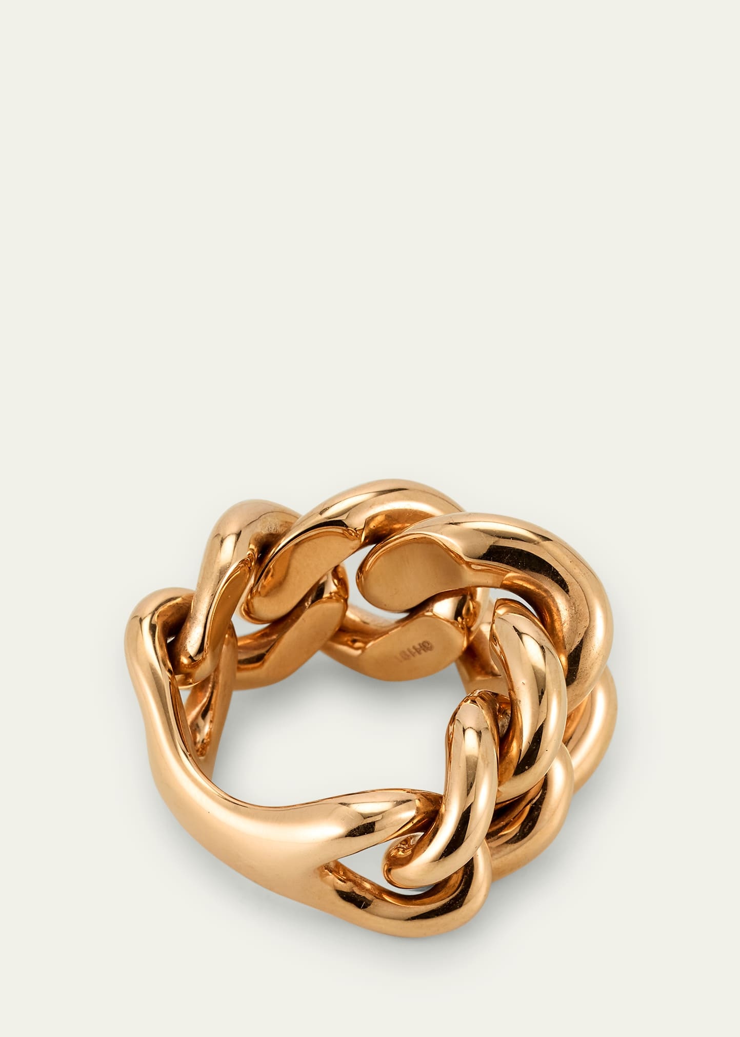 18K Rose Gold Catene Ring - 4