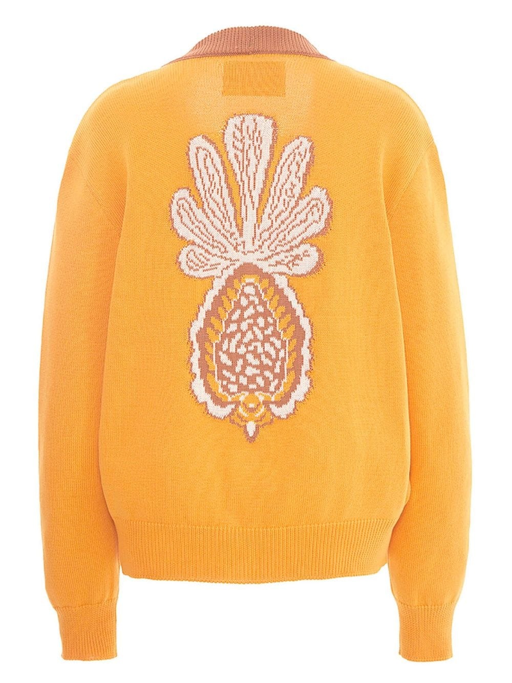 Pineapple-print cardigan - 5
